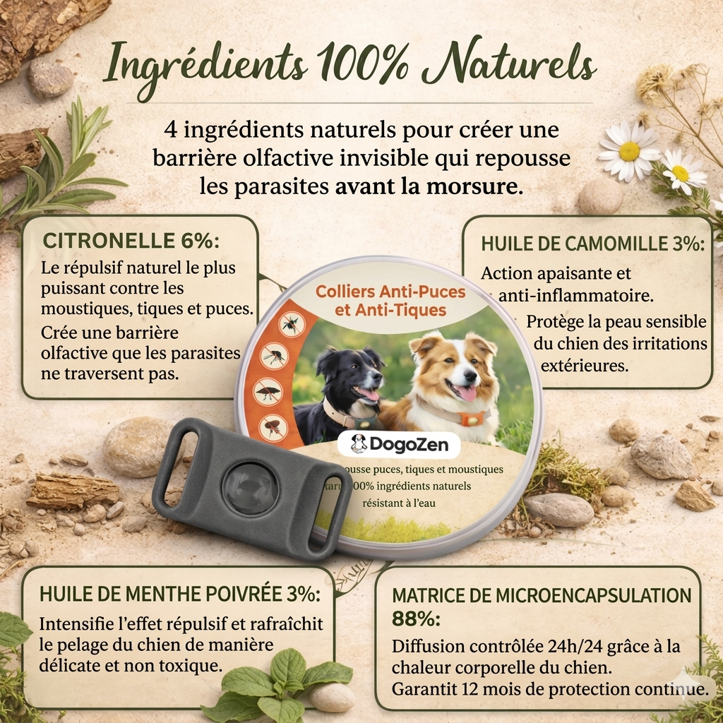 Anti-puces et anti-tiques
